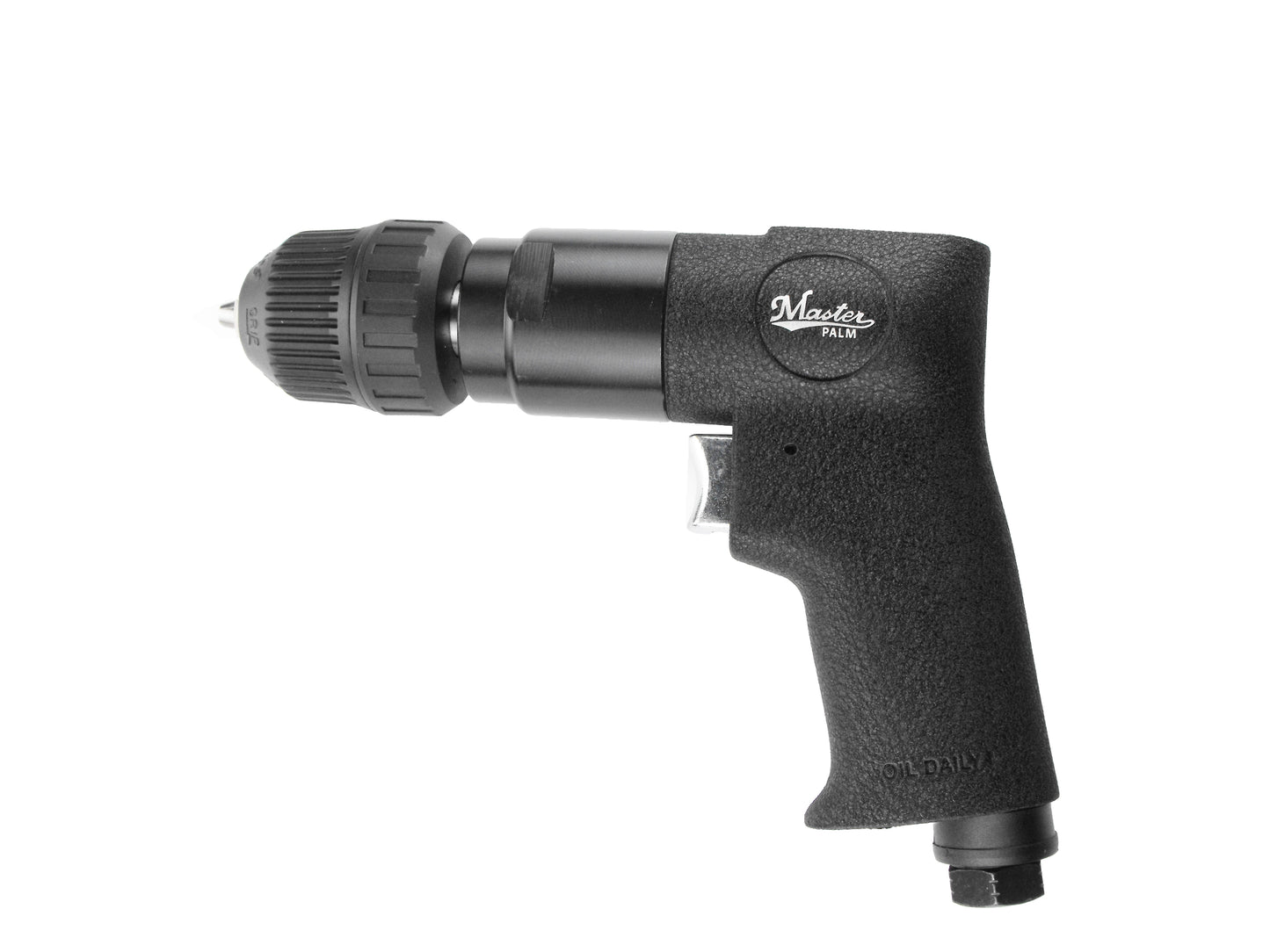 Taladro neumático industrial Master Palm de 3/8", mandril Jacobs de cambio rápido, 2200 rpm, no reversible