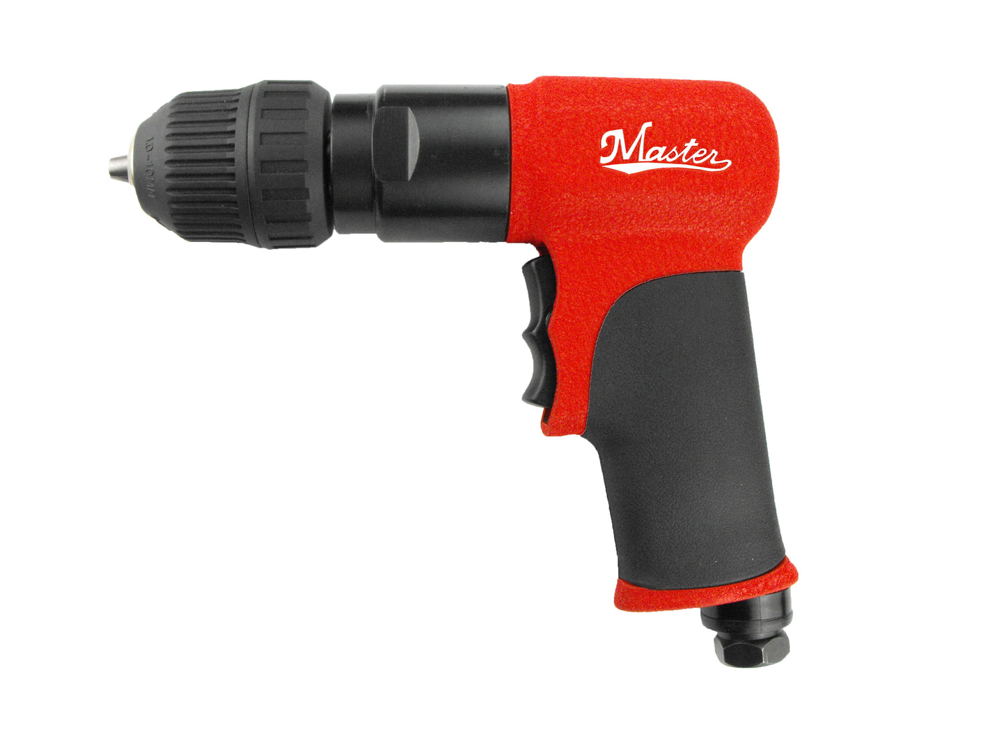 Taladro neumático industrial reversible Master Palm 28520K de 3/8". Mandril Jacobs de cambio rápido, 1800 rpm.