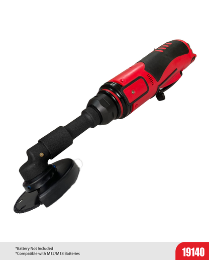 Cortadora inalámbrica de ángulo recto con eje extendido de 3 pulgadas - 12 V