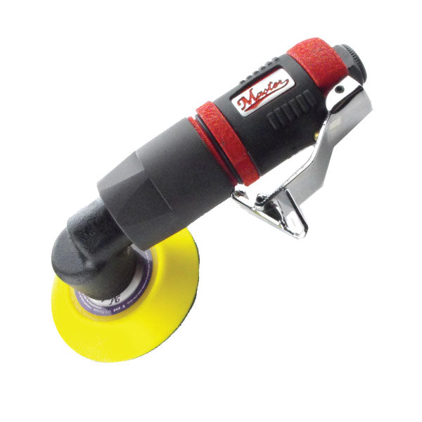 Pulidora, abrillantadora y lijadora neumática planetaria con engranajes angulares pequeños Master Palm de 3 pulgadas, 4000 rpm